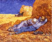 Vincent Van Gogh Noon : Rest from Work Germany oil painting artist